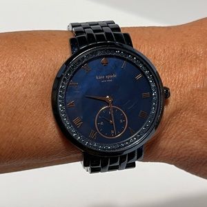 kate spade watch. Navy blue.